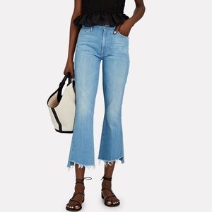 MOTHER The Insider Crop Step Fray Cropped Jean in Hold my Hand 24